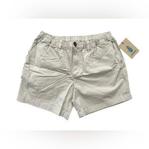 NWT Chubbies The Khakinator Beige Shorts Size Large 5.5" Inseam Elastic Stretch